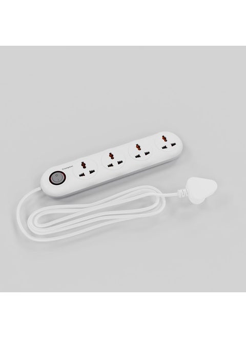 Crompton Powerbox Alpha LITE Linear Extension Board with 4 Universal Sockets