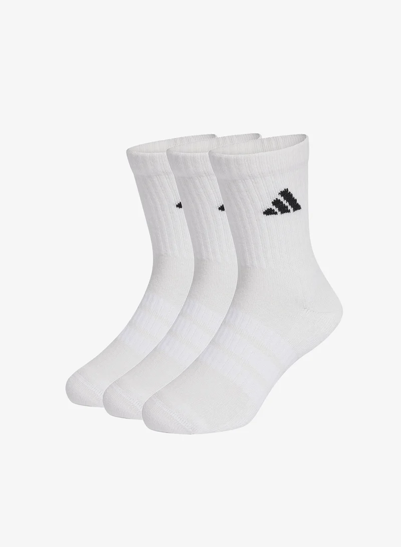 اديداس Youth 3 Pack Crew Socks