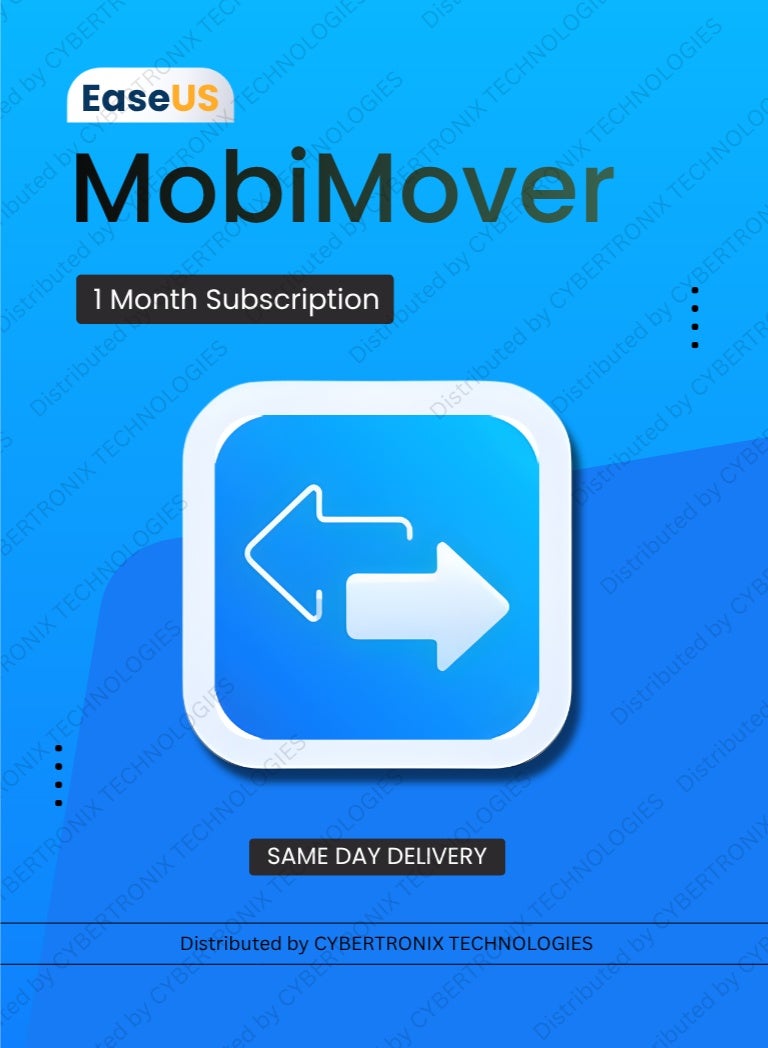 EaseUS MobiMover | 1 Device 1 Month | Digital License | Same Day Delivery