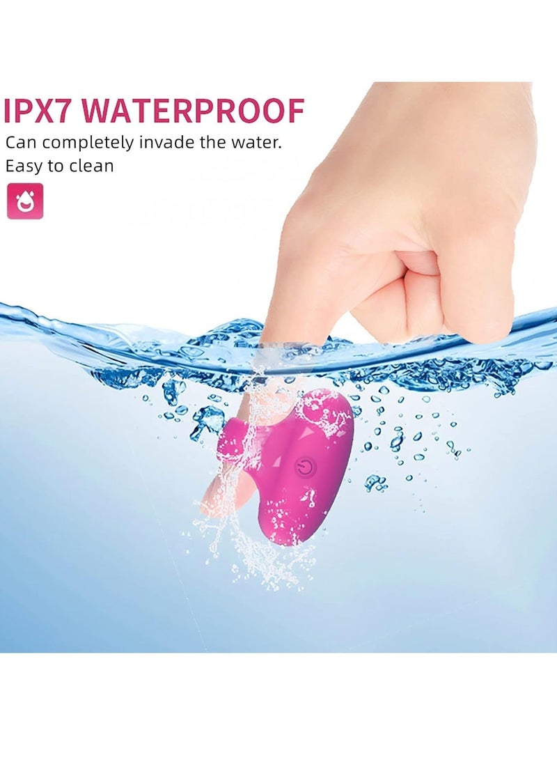 RATSAW Face & Eye Massage Ball Portable Travel Pocket USB Rechargeable Personal Massager Facial Muscle Firming Anti-Aging Relieving Dark Circles, Puffiness, Fatigue (Rose Red) - Image 3