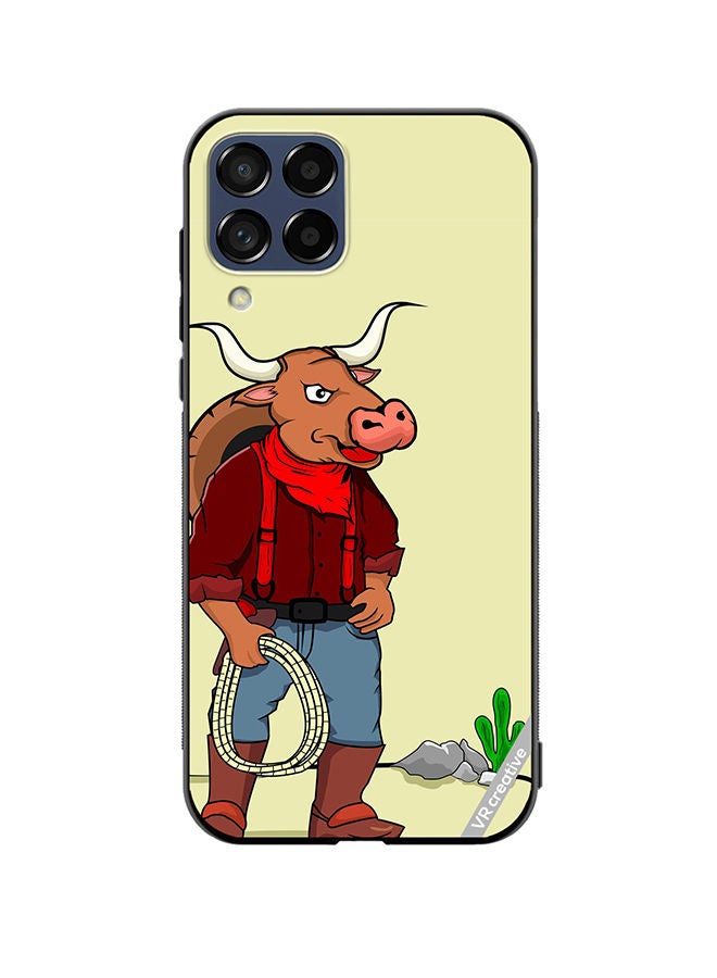 VR CREATIVE Protective Case Cover For Samsung Galaxy M33 Taurus Man Design Multicolour - Image 1