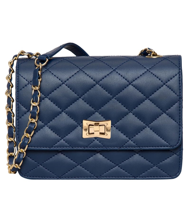 ADISA Women's Girls Quilted Cross Body Sling Bag (SL5059-NEW) - Image 1