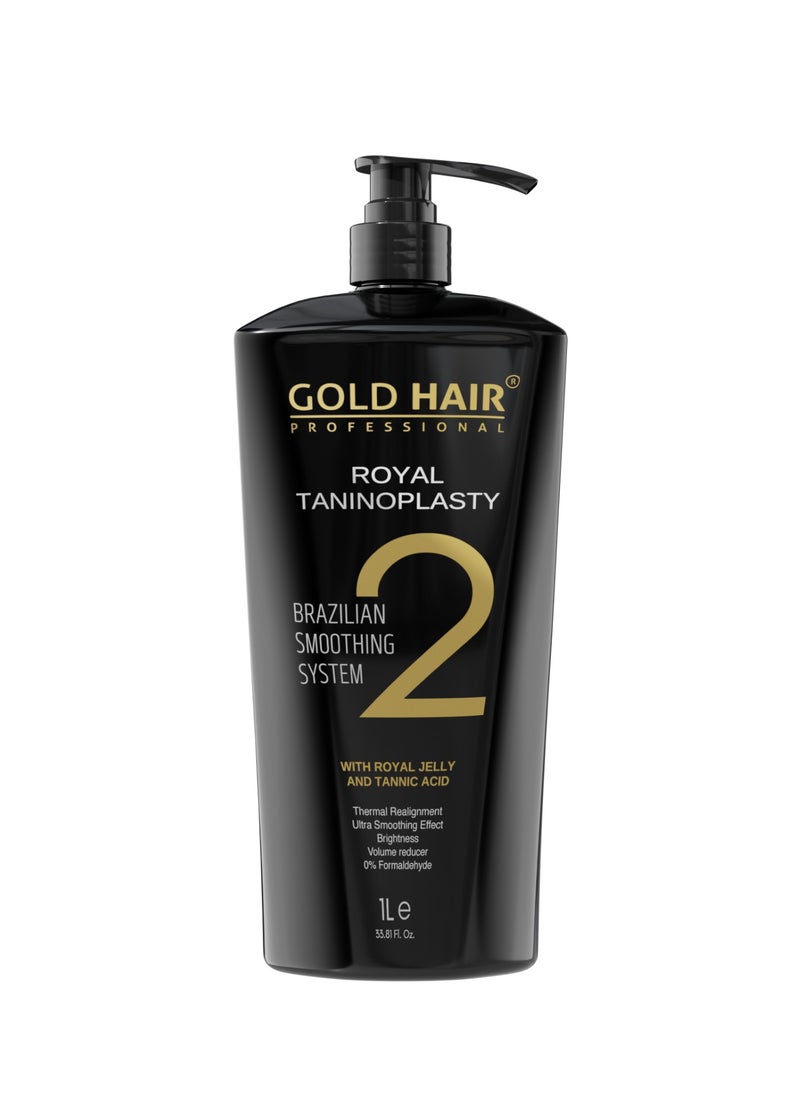 GOLD HAIR - Taninoplasty Brazilian Smoothing System Hair Treatment - Image 1