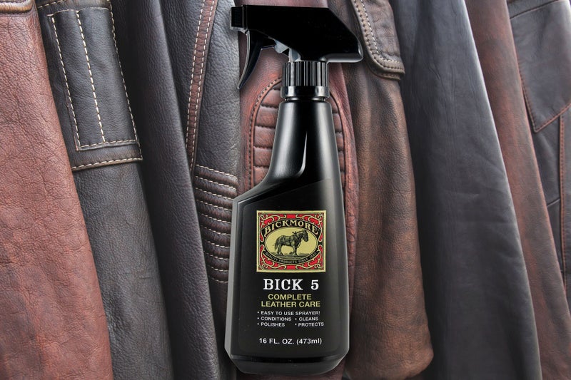 Bickmore Bick 5 Leather Cleaner Conditioner Spray 16 fl oz, For All Leather Goods, USA Made - Image 4