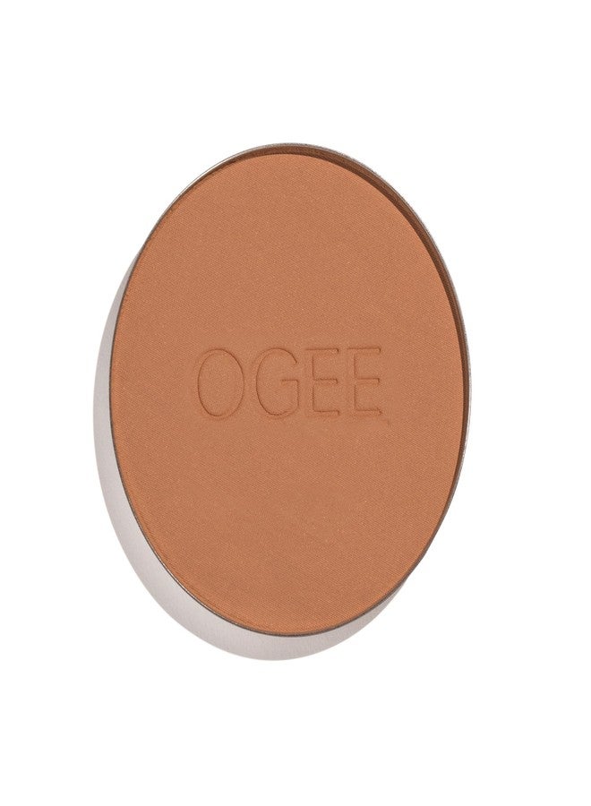 Ogee Sculpted Skin-Perfecting Makeup Setting Powder - (Sienna - REFILL ONLY) - Lightweight Powder Foundation Made with 70% Organic Ingredients - Image 1