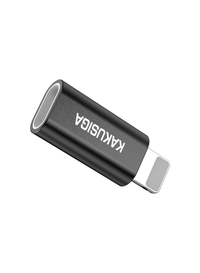 Kaku Micro To Lightning Converter - Black - Image 3