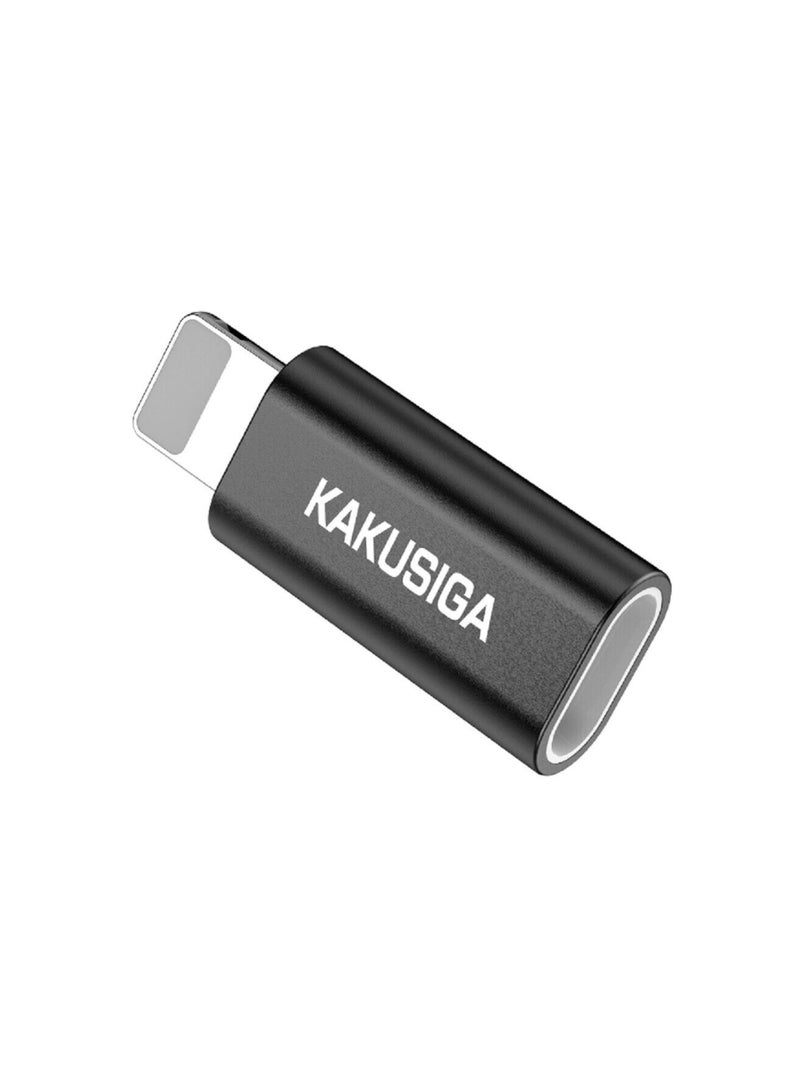 Kaku Micro To Lightning Converter - Black - Image 2