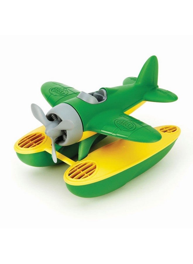 Green Toys Seaplane in Green Color - BPA Free, Phthalate Free Floatplane for Improving Pincers Grip. Toys and Games ,9 x 9.5 x 6 inches - Image 1