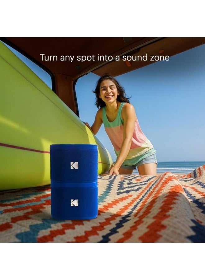 Kodak SOUNDBRIX Wireless Stack Speaker (Backstage Blue) - Image 4