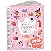 CUPKIN World of Princesses 500 Sticker Book for Girls by Cupkin Toddler Airplane Activity Coloring Sticker Book Road Trip Essentials 12 Coloring Pages Scenes for Ages 28 Years - Image 3