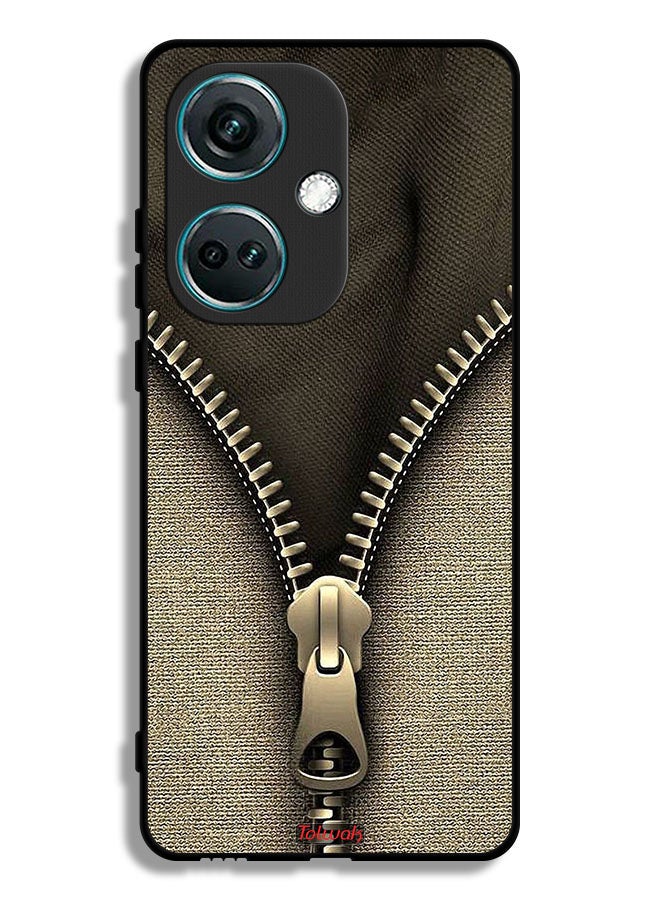 Tolwak OnePlus Nord CE3 Protective Case Cover Zip Pattern - Image 1