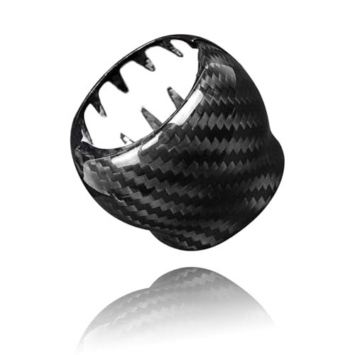 BLAKAYA Compatible wth Carbon Fiber Gear Shift Knob Cover Automotive Shift Lever Modified Decoration for Subaru WRX 2022 2023 Black - Image 3