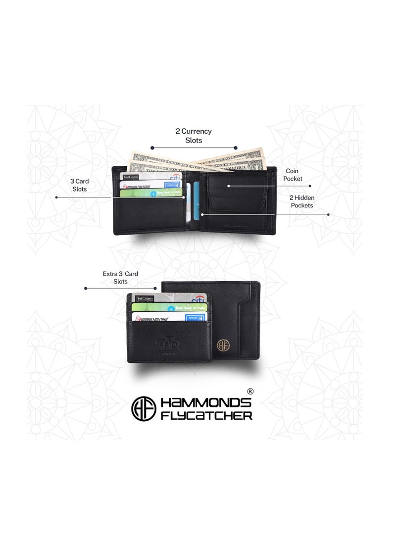 HAMMONDS FLYCATCHER Gift for Men Combo - Genuine Leather Wallet and Belt Combo for Men - Leather Belt for Men - Ramadan, Eid, Birthday Special Gift Ideas | FP92 - Image 3