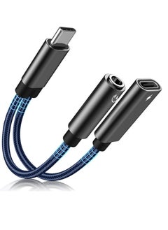 تودو محول صوت لسماعات الرأس من النوع C إلى 3.5 ملم ومحول شحن 2 في 1 USB C يدعم Pd 60 وات  - Image 1
