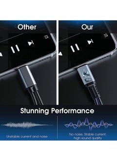 تودو محول صوت لسماعات الرأس من النوع C إلى 3.5 ملم ومحول شحن 2 في 1 USB C يدعم Pd 60 وات  - Image 4