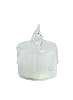 Generic Beautiful and unique crystal texture LED candle light 24 Pieces LED electronic candle Luminous tealight Transparent pvc smokeless Atmosphere candle night light  - Image 3