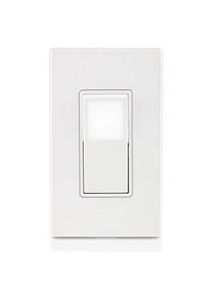 Leviton Leviton + L5613-2W + 15 Amp Decora LED Illuminated Light Wall Switch + 3-Way + White  - Image 4