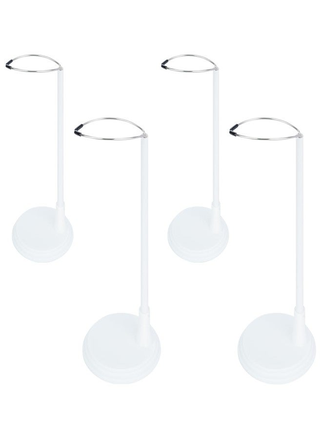 HMIEPRS 4pcs Doll Stands Display Holder, Adjustable Doll Stands Portable Support Racks, Action Figure Stand Bracket Organizers Dolls Accessories for 12inches - 18inches Doll (White) - Image 1