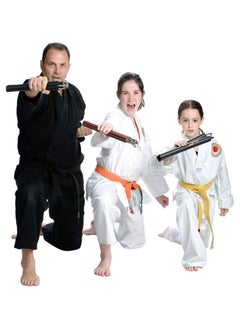 TOPOINT Nunchuck,Safe Foam Training Nunchucks/Nunchakus with Steel Chain for Kids & Beginners Practice and Training,Color: Green & Black  - Image 3