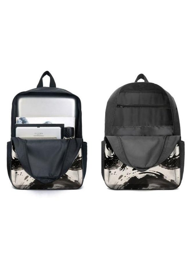 [Super new special offer] Cartoon theme bag three-piece set | double-shoulder + hand-held + storage pen bag | gift self-use good-looking - 546  - Image 4