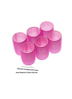 Generic 12-Piece Self Grip Hair Rollers Set Pink，Large Hair Rollers, Self Grip, Salon Hairdressing Curlers  - Image 2