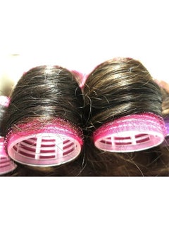 Generic 12-Piece Self Grip Hair Rollers Set Pink，Large Hair Rollers, Self Grip, Salon Hairdressing Curlers  - Image 3