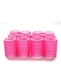 Generic 12-Piece Self Grip Hair Rollers Set Pink，Large Hair Rollers, Self Grip, Salon Hairdressing Curlers  - Image 5