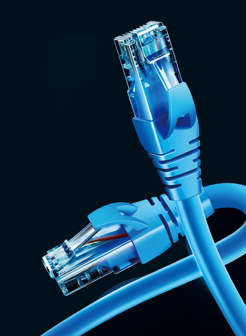 RJ45 CAT6 Ethernet LAN Network Cable Blue,30m  - Image 4