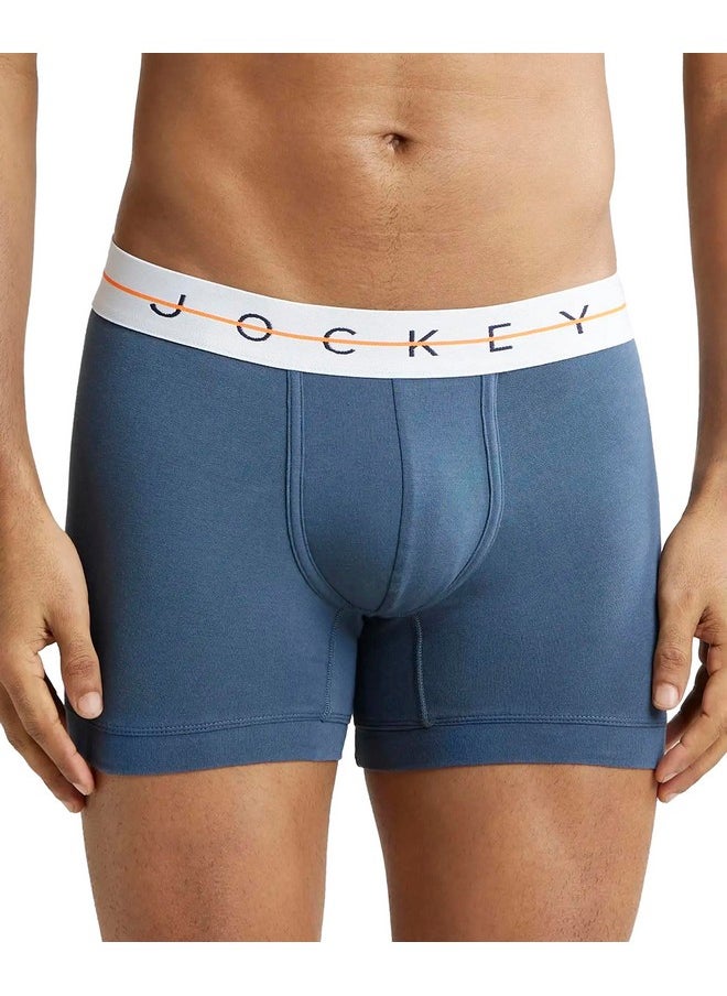 JOCKEY Jockey Men's Cotton Blend Solid Trunks (Pack of 1) (NY16_Mid Night Navy_S)  - Image 1