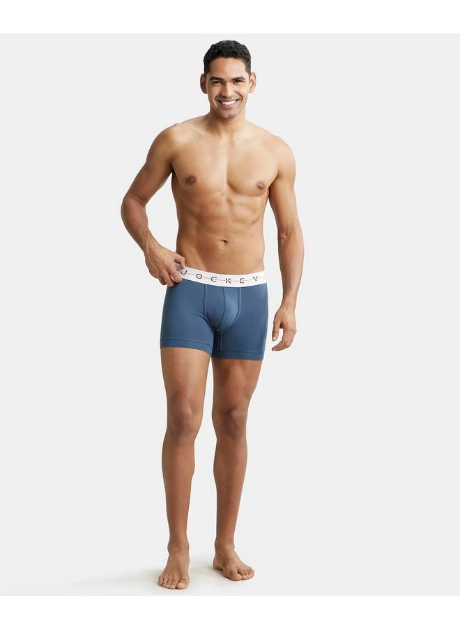 JOCKEY Jockey Men's Cotton Blend Solid Trunks (Pack of 1) (NY16_Mid Night Navy_S)  - Image 2