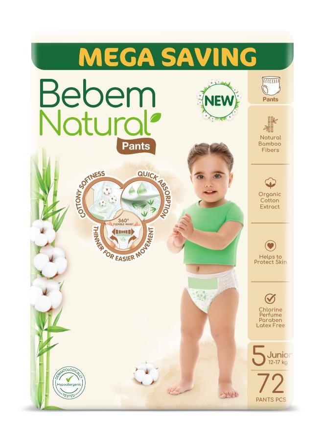 بيبيم عبوة ضخمة من 72 حفاضة للأطفال الصغار - مقاس 5 - Image 1