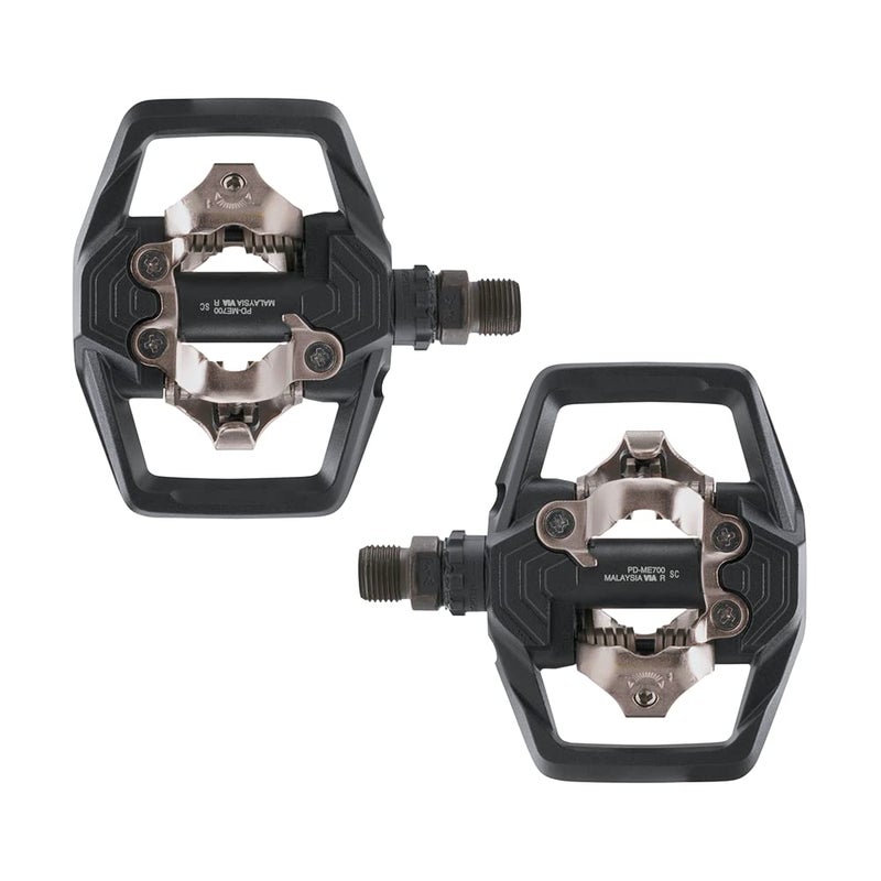 Shimano Pedals PD-ME700 SPD Pedals, Black,9/16 inches For Cross Country Bike - Image 3
