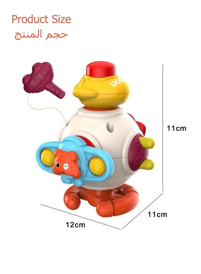 Infant Busy Ball Early Education Toy,Montessori Sensory Toys For Toddlers 1-3,Busy Activity Cube Toys, Baby Toy Ball, Six Ways To Play,Baby Birthday Gift, Boy And Girl Education And Learning Toy - Image 2