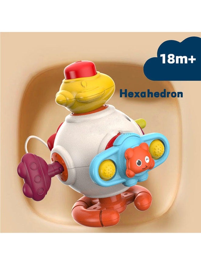 Infant Busy Ball Early Education Toy,Montessori Sensory Toys For Toddlers 1-3,Busy Activity Cube Toys, Baby Toy Ball, Six Ways To Play,Baby Birthday Gift, Boy And Girl Education And Learning Toy - Image 4