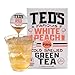 Java House Teds Tea by Java House  Single Serve Liquid Concentrate Pods  Peel and Pour  White Peach Green Tea  Pack of 12 - Image 2