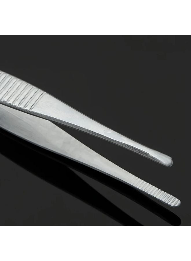 7 09 Inch Straight Stainless Steel Precision Tweezers With Non Slip Grip For DIY Home Repairs - Image 4