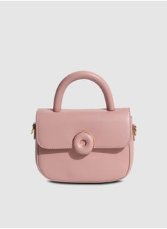 Haute Sauce Donut Buckle Handbag - Blush Pink  - Image 1