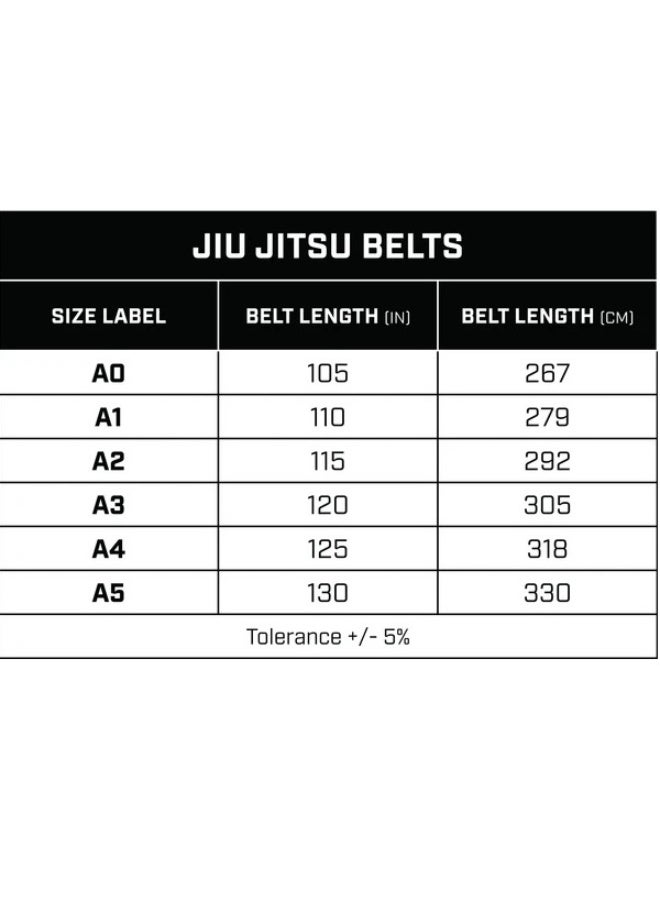 HAYABUSA JIU JITSU BELT BLACK - Image 5