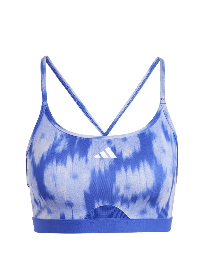 اديداس adidas Aer Ls Aop Bra Purple Training Bra 2XSB