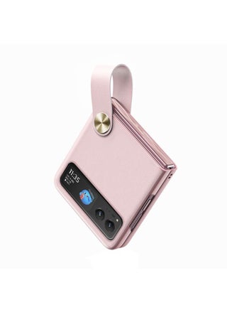 Case Cover For For Motorola Razr 40 Hand Strap Type Leather Phone Case(Rose Gold) - pzsku/Z7D8074C49DF59900710FZ/45/_/1709821114/b19ddc0d-9d52-41a1-a091-480c6a21e3f2