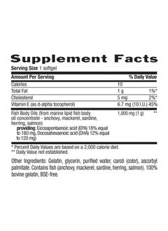 Country Life Omega 3 1000Mg Epa Dha Fish Oil One Softgel Per Day 100 Softgels Certified By Gluten Free  - Image 3