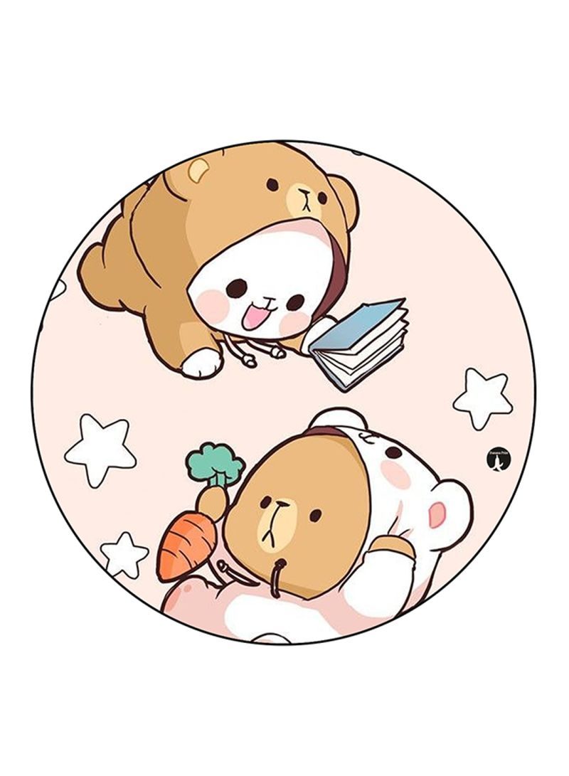 Bears Printed Mouse Pad Multicolour