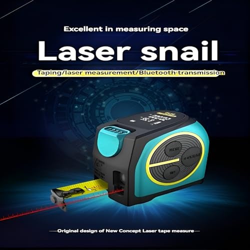 ianul DT10 2-in-1 Laser Tape Measure, 131ft Laser Distance Meter, 16ft Digital Tape Measure, Area Volume Measuring Pythagorean Mode, Waterproof and Rechargeable - Image 5