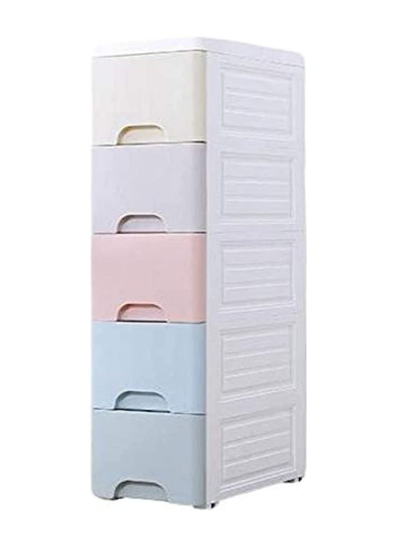 Cool Baby Organizer For Kitchen And Bathroom 5 Drawers LivingRoom Storage Multi Color  - Image 1