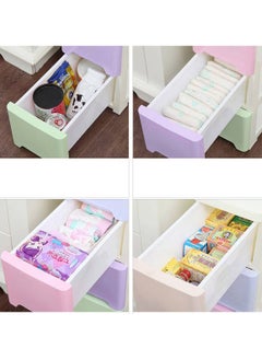 Cool Baby Organizer For Kitchen And Bathroom 5 Drawers LivingRoom Storage Multi Color  - Image 4