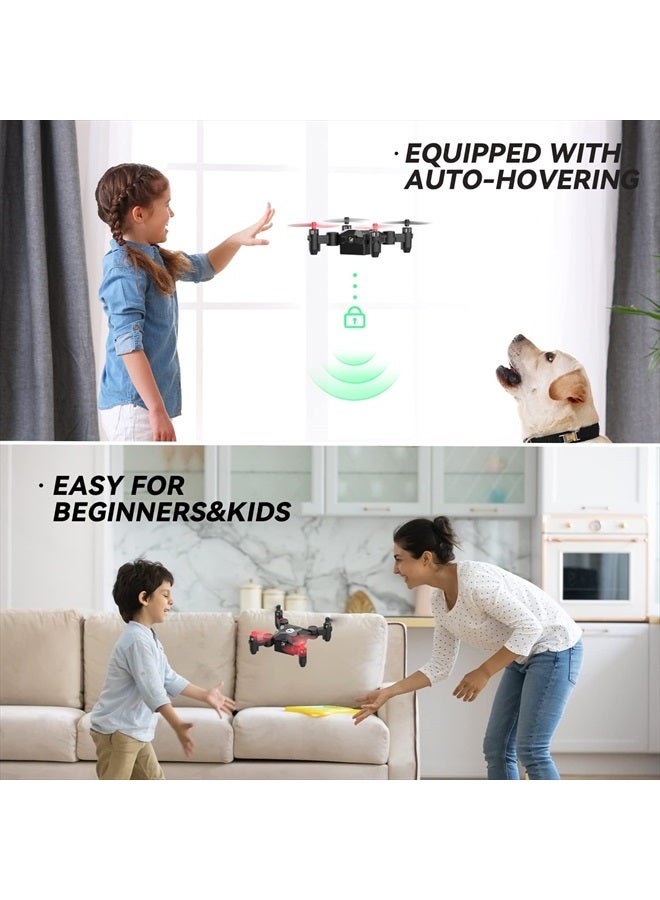 Holy Stone HS190 Foldable Mini Nano RC Drone for Kids Gift Portable Pocket Quadcopter with Altitude Hold 3D Flips and Headless Mode Easy to Fly for Beginners - Image 2