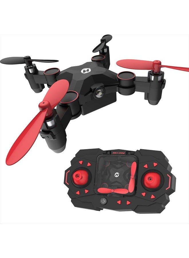 Holy Stone HS190 Foldable Mini Nano RC Drone for Kids Gift Portable Pocket Quadcopter with Altitude Hold 3D Flips and Headless Mode Easy to Fly for Beginners - Image 1