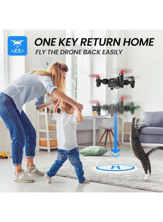 Holy Stone HS190 Foldable Mini Nano RC Drone for Kids Gift Portable Pocket Quadcopter with Altitude Hold 3D Flips and Headless Mode Easy to Fly for Beginners - Image 4
