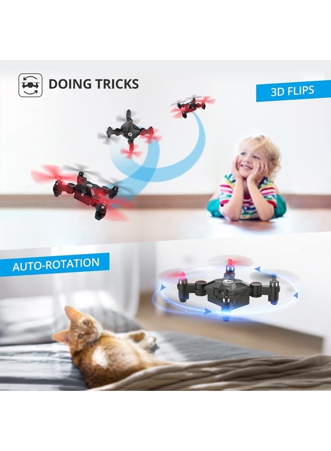 Holy Stone HS190 Foldable Mini Nano RC Drone for Kids Gift Portable Pocket Quadcopter with Altitude Hold 3D Flips and Headless Mode Easy to Fly for Beginners - Image 3