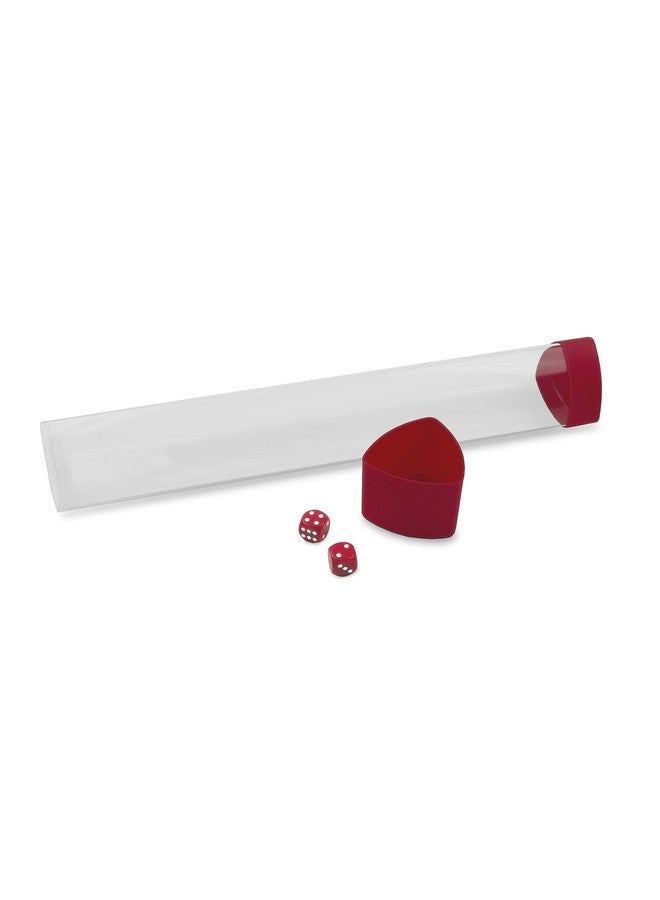 BCW Playmat Tube With Dice Cap Red (1 Tube) - Image 2